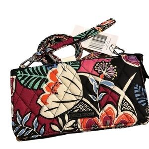 Vera Bradley crossbody Wallet purse slim NEW Kauai floral NWT